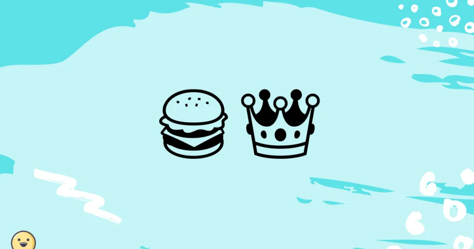 Hamburger And Crown Emoji Meaning