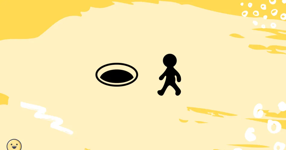 Hole And Person Walking Emoji Meaning
