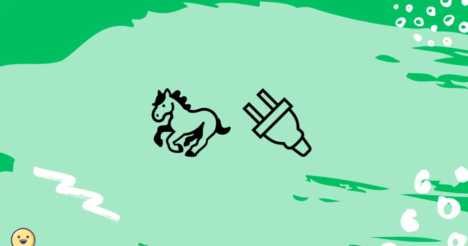 Horse And Electric Plug Emoji Meaning