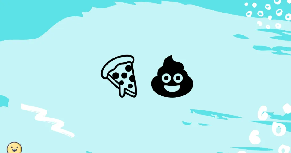 Pizza And Pile Of Poo Emoji Meaning