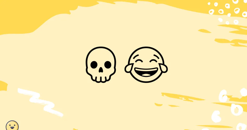 Skull And Face With Tears Of Joy Emoji Meaning
