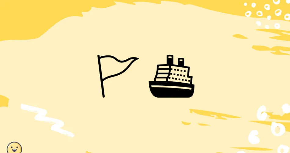 Triangular Flag And Ship Emoji Meaning