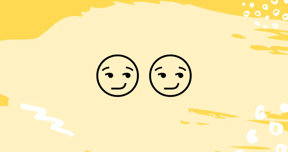 2 Smirking Face Emoji Meaning