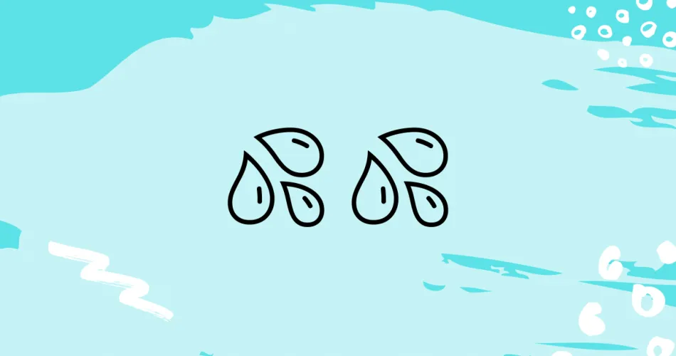 2 Sweat Droplets Emoji Meaning