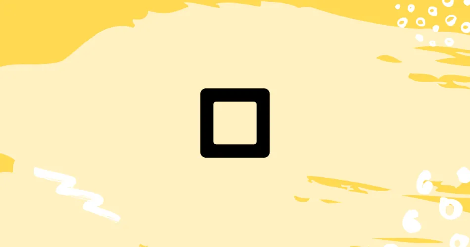 Black Square Button Emoji Meaning
