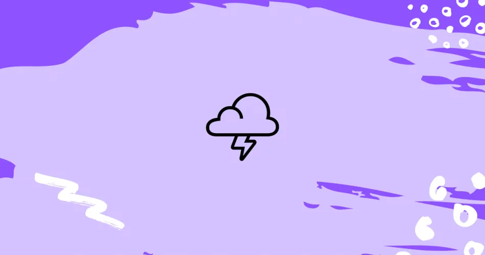 Cloud With Lightning Emoji Meaning