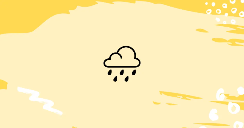 Cloud With Rain Emoji Meaning