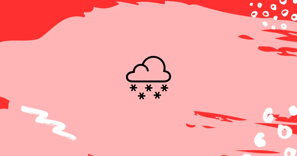 Cloud With Snow Emoji Meaning
