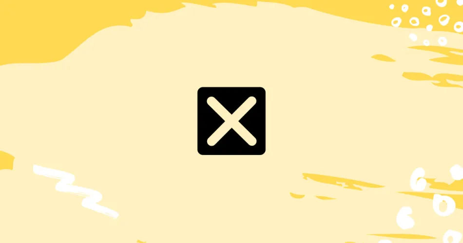 Cross Mark Button Emoji Meaning