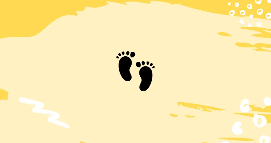 Footprints Emoji Meaning