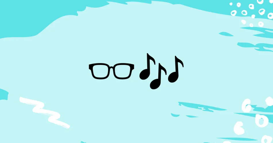Glasses And Musical Notes Emoji Meaning