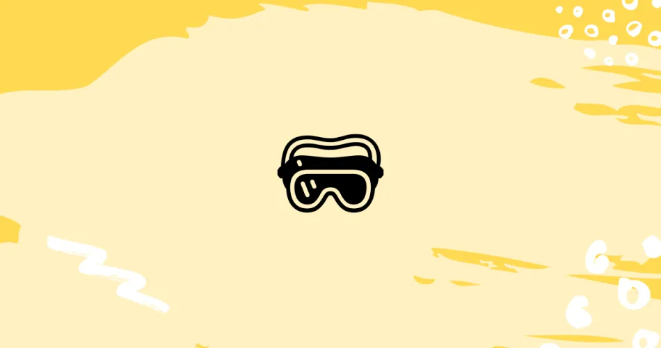 Goggles Emoji Meaning
