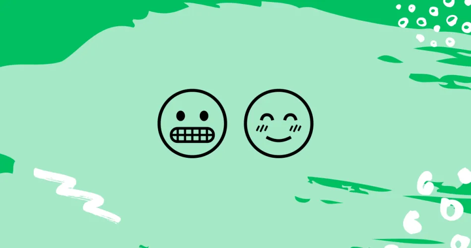 Emoji 101: 😬 😊 Grimacing Face And Smiling Face With Smiling Eyes Emoji ...