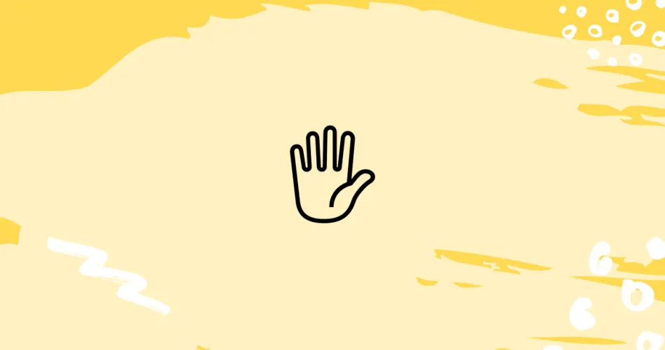 Hand With Fingers Splayed Emoji Meaning