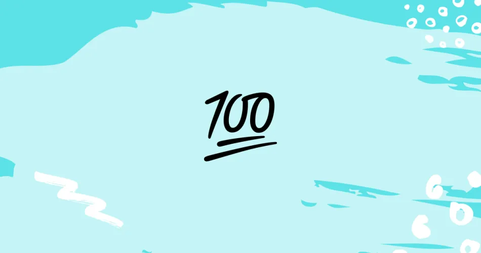 Hundred Points Emoji Meaning