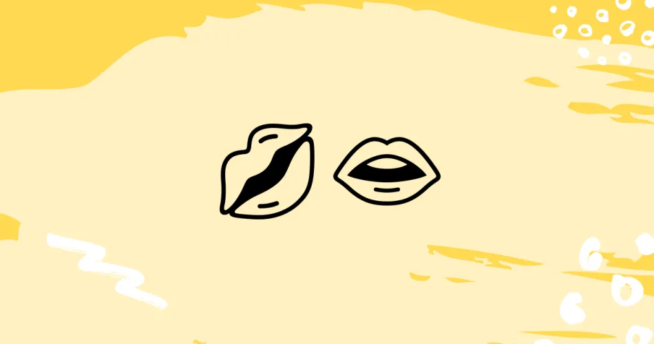 Kiss Mark And Mouth Emoji Meaning