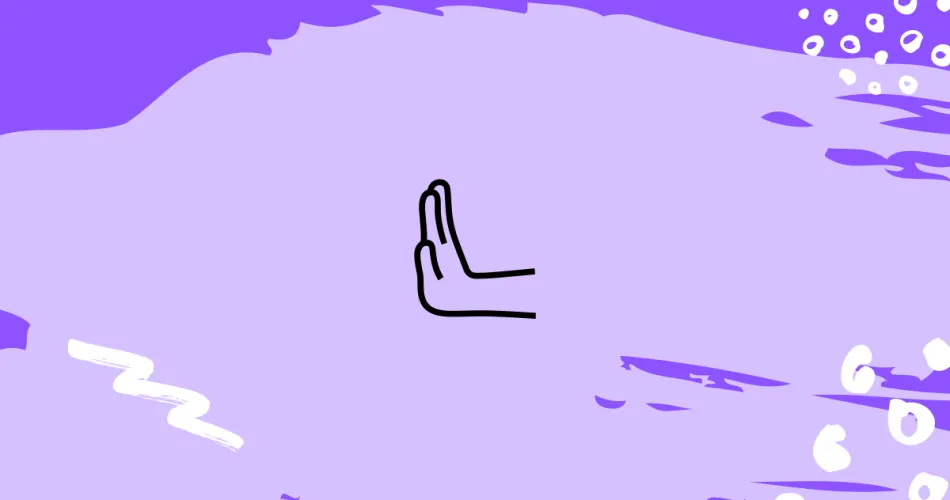 ⊛ Leftwards Pushing Hand Emoji Meaning