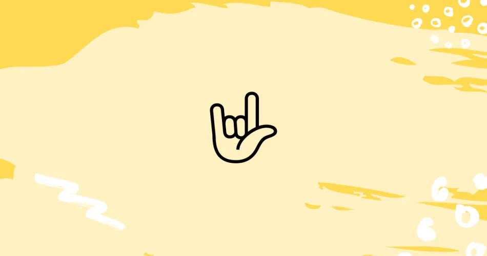 Love-You Gesture Emoji Meaning