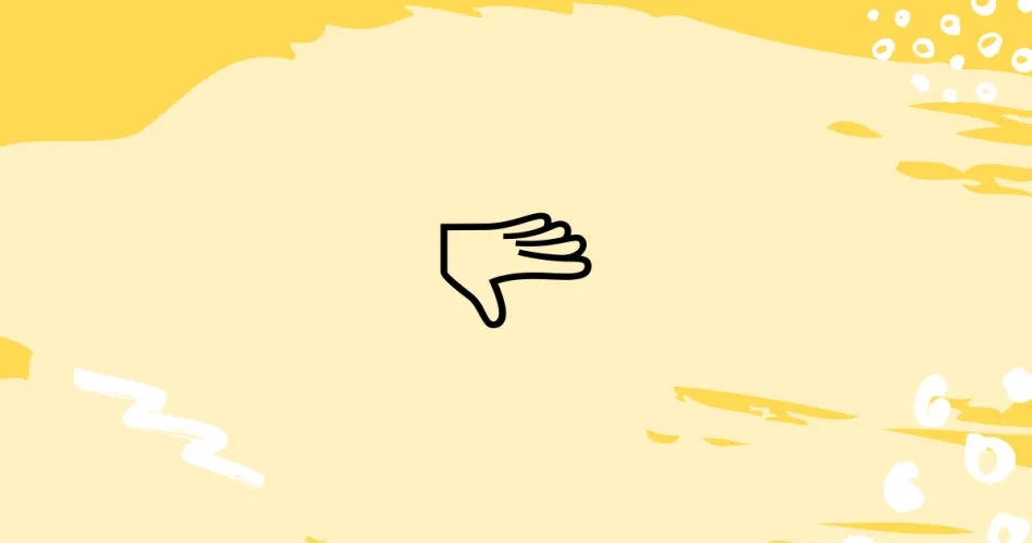 Palm Down Hand Emoji Meaning