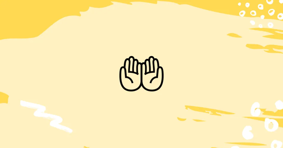 Palms Up Together Emoji Meaning