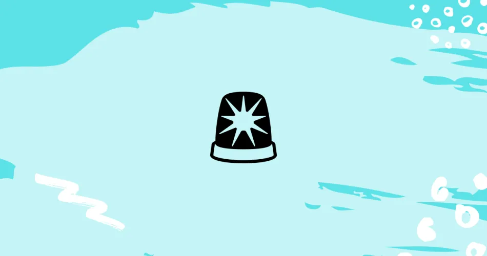 Police Car Light Emoji Meaning
