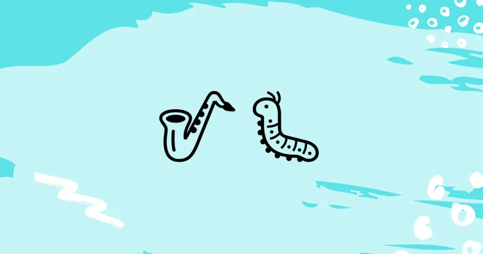 Saxophone And Bug Emoji Meaning