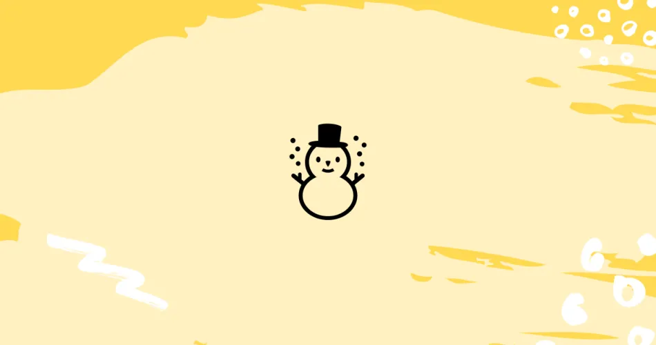Snowman Emoji Meaning