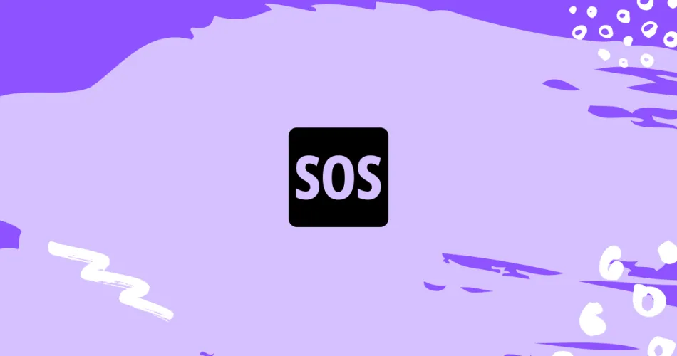 Sos Button Emoji Meaning