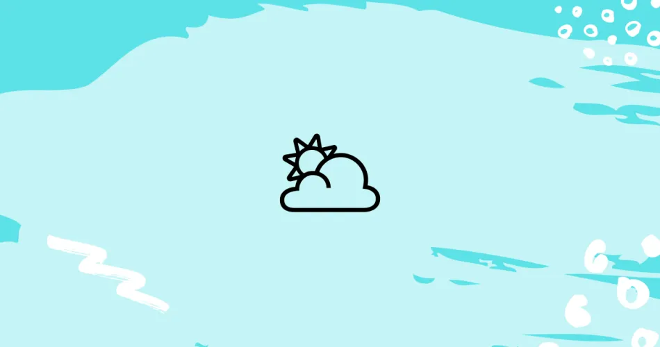 Sun Behind Large Cloud Emoji Meaning