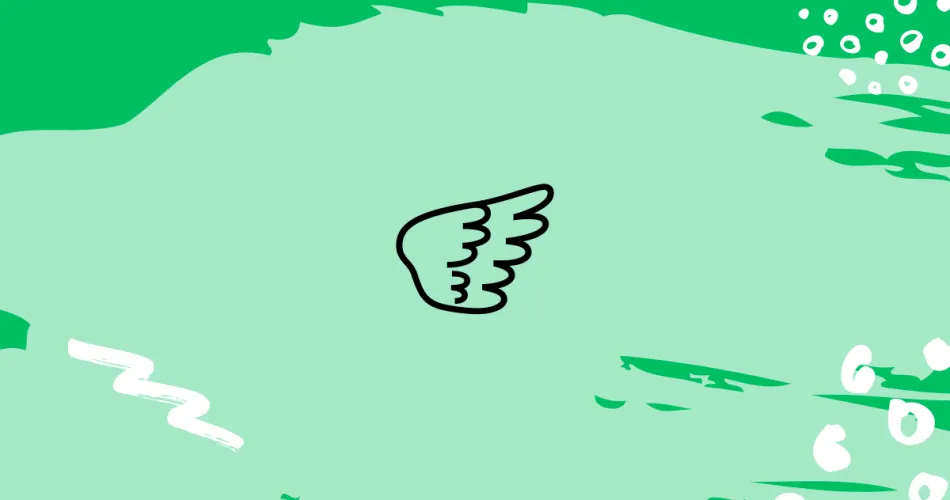 ⊛ Wing Emoji Meaning
