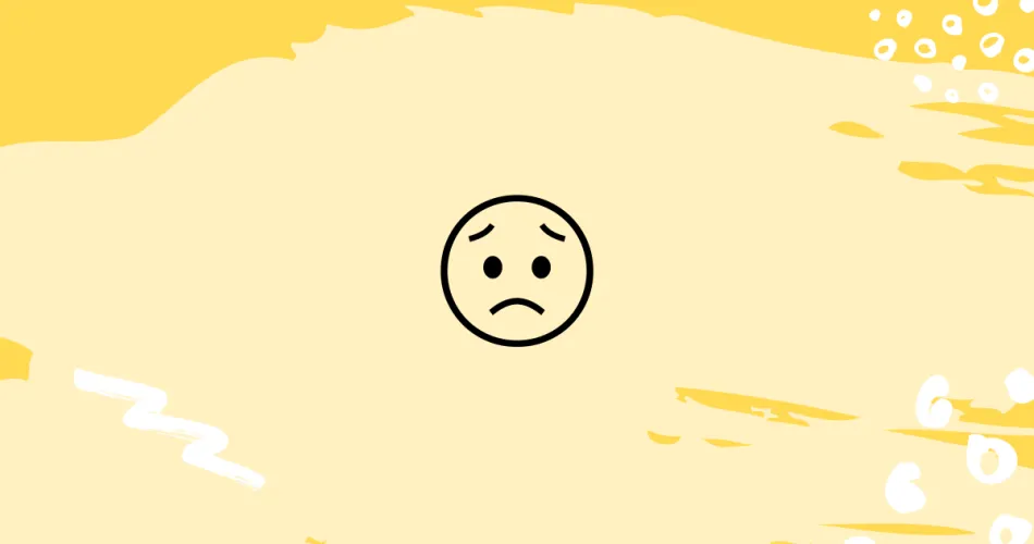 Worried Face Emoji Meaning